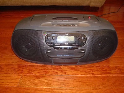 Other than the button on top to switch to the wifi radio input, the case is unmodified.